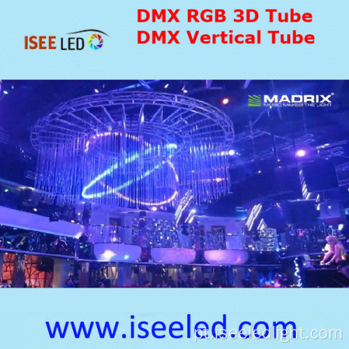 Tubo de LED de cristal DMX 3D